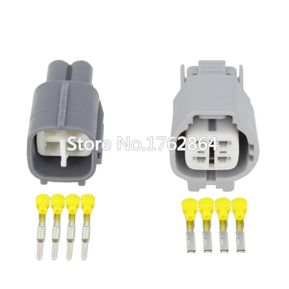 

10 Sets 4 Pin Waterproof vehicle connector Oxygen sensor plug connector with terminal DJ7048A-2.2-11/21