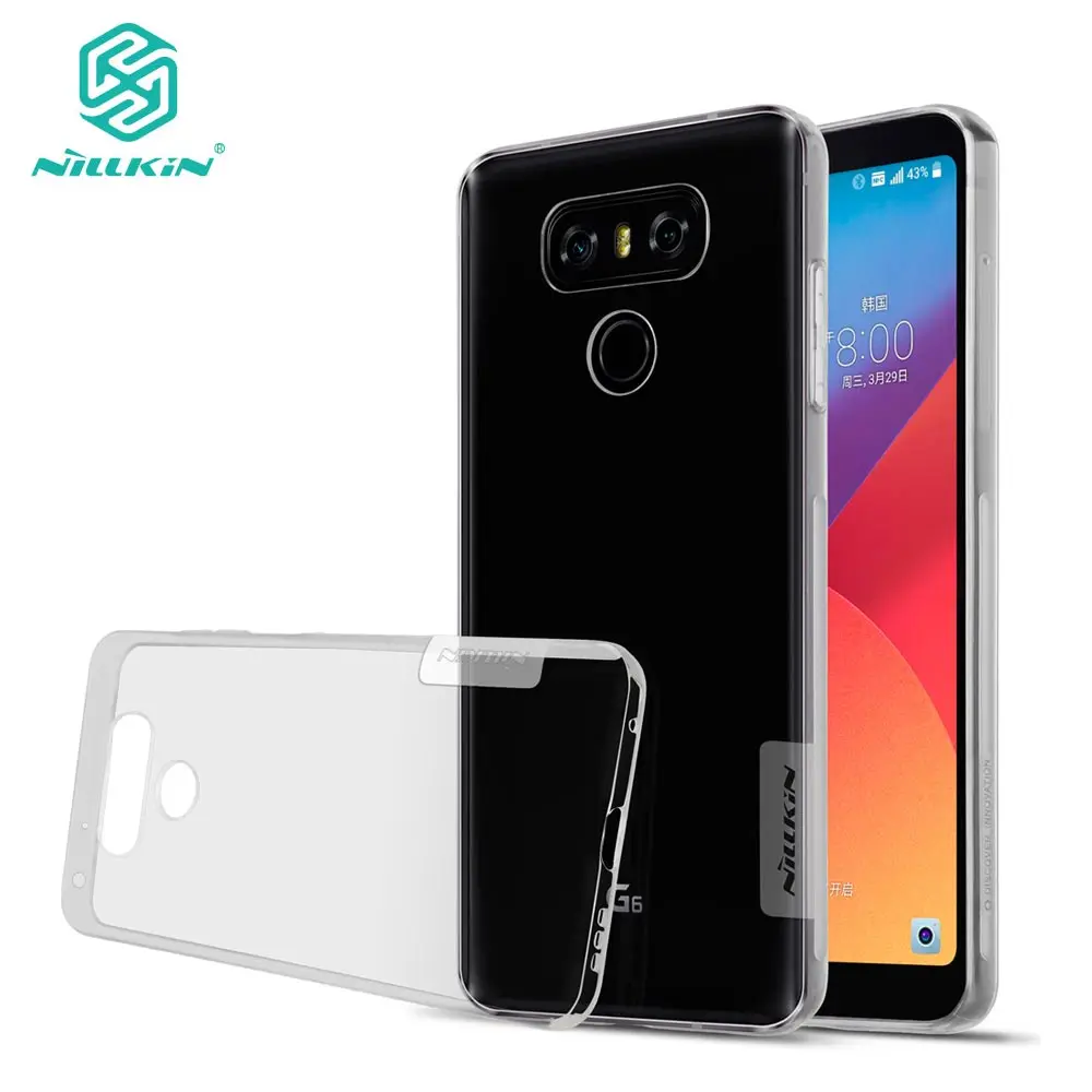 

sFor LG G6 Case Nillkin Nature Series Transparent Clear Soft TPU Case For LG G6 5.7 inch