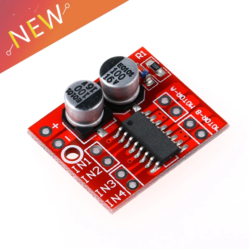

1.5A 2-Way MX1508 DC Motor Driver Module PWM Speed Dual H-Bridge Stepper L298N