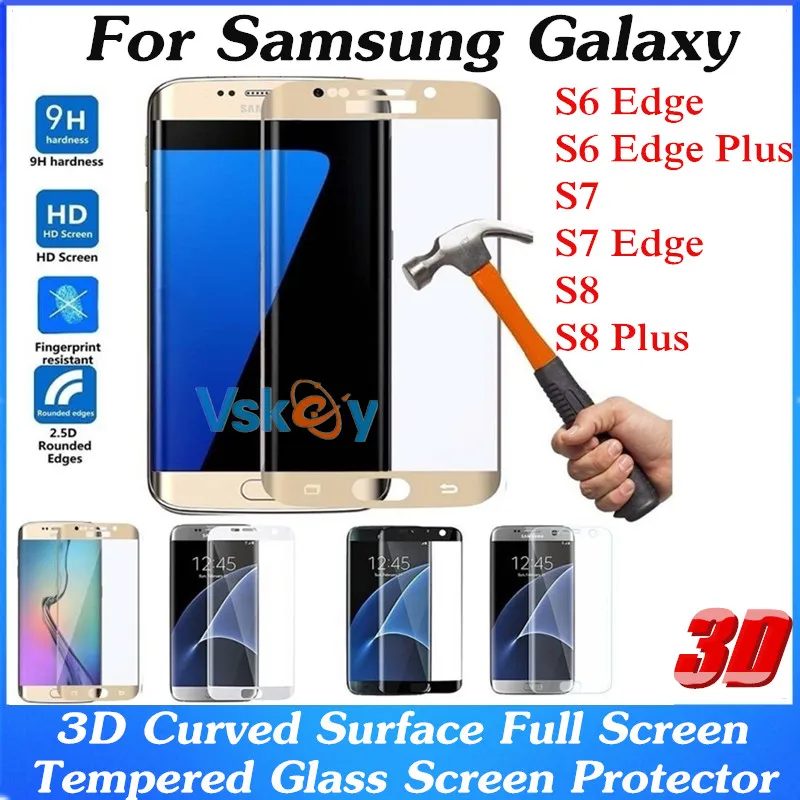 bilder für 10 stücke 3d gekrümmten oberfläche volle abdeckung aus gehärtetem glas für samsung galaxy s7 edge s8 plus a3 a5 (2017) Displayschutzfolie bilder für 10 stücke 3d gekrümmten oberfläche volle abdeckung aus gehärtetem glas für samsung galaxy s7 edge s8 plus a3 a5 (2017) Displayschutzfolie