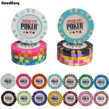 

25PCS/LOT 14g Metal Texas Poker Chip set Black Jack Poker Crown Poker Chips Casino coins Playing Poker Club Game Accessories