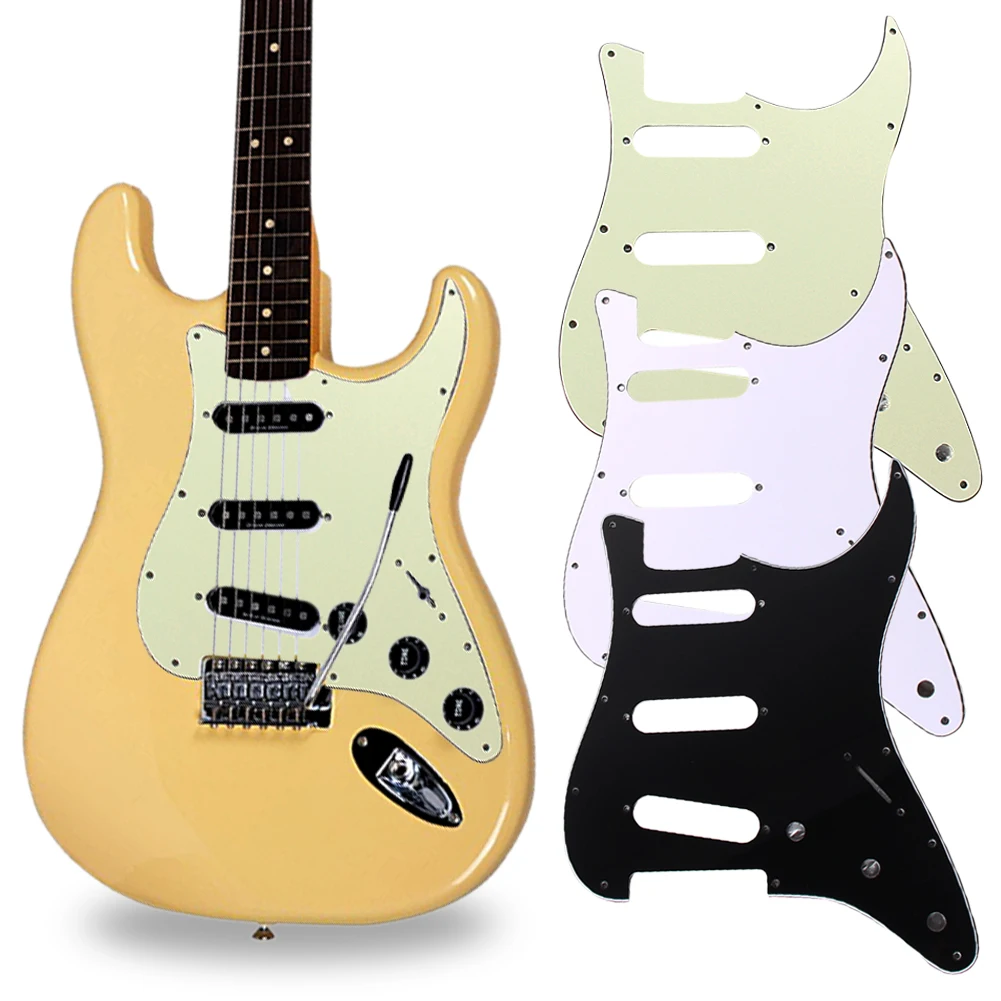 

3Ply SSS 11 Holes Strat Electric Guitar Pickguard for FD All FE5#