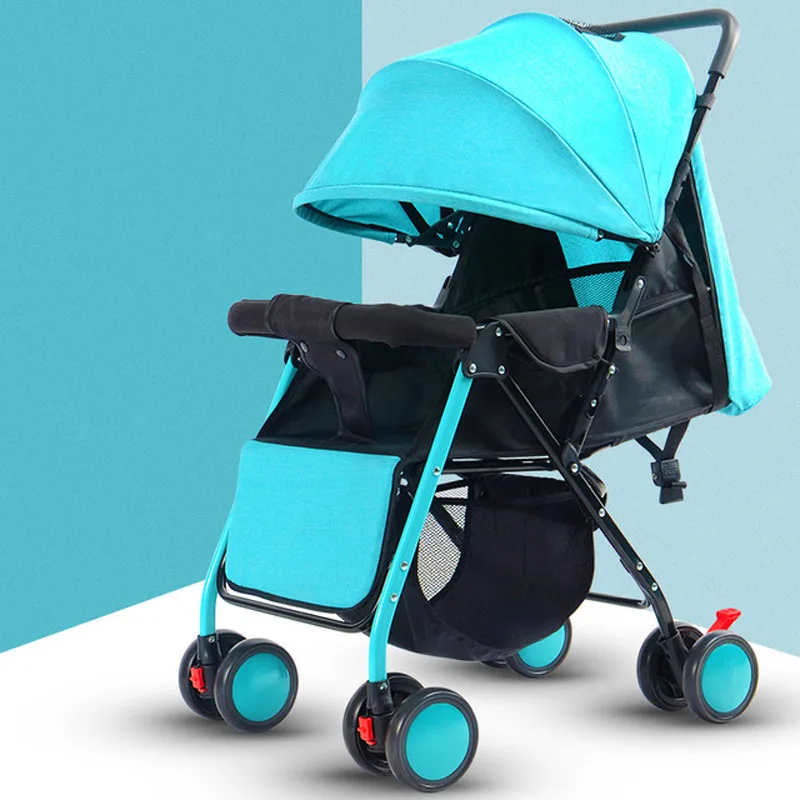 Складная коляска прогулочная детская коляска 0-3 лет многоцветная выбор переднее подвесное колесо подарок