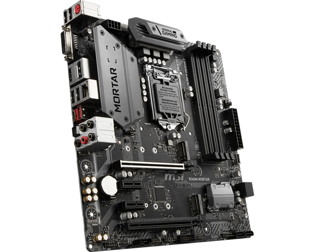 Новая материнская плата MSI B360M+ i5-9400F процессор LGA 1151 DDR4 USB2.0 USB3.1 DVI HDMI настольная оригинальная материнская плата