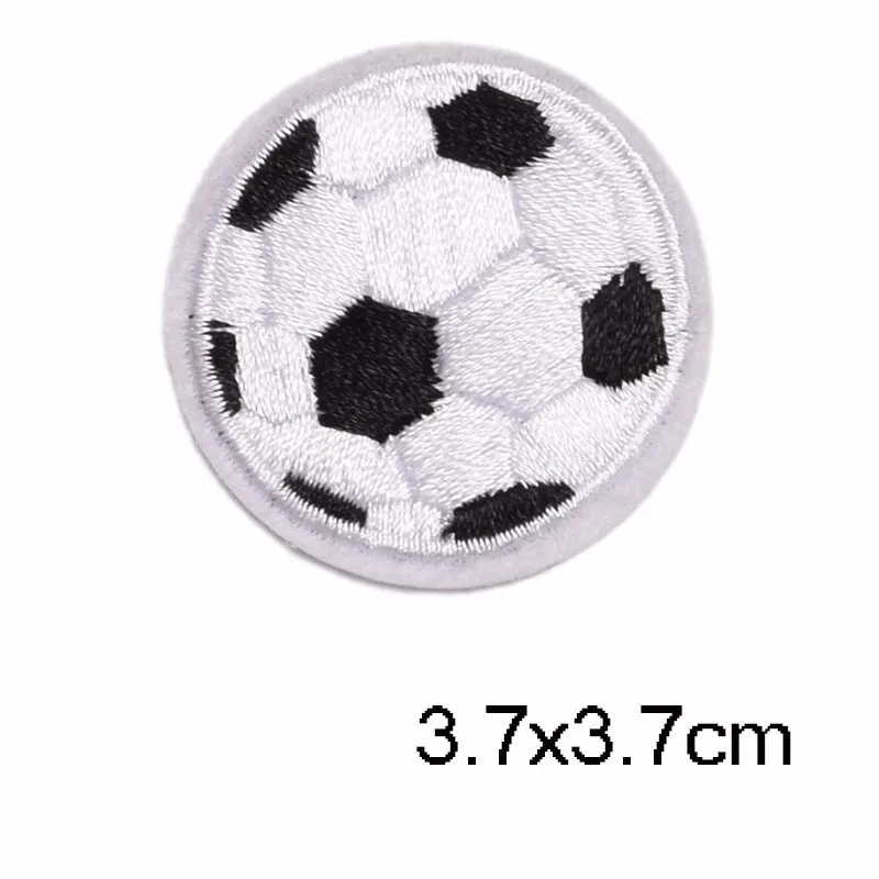 Смешанный дизайн, вышитые нашивки для футбола, железные наклейки, сделай сам, спортивные шарики, аппликации для джинсов, одежды, рюкзака, мотив, значок - Цвет: N-BT3779