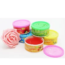 70 г автомобильные однотонные освежители воздуха Авто Декор фруктовый цветок Домашнее украшение ванной комнаты Ароматический диффузор