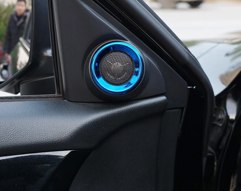 

2pcs/set A-pillar sound decorative ring for 14-17 Honda accord 9TH /9.5TH modified speaker cover