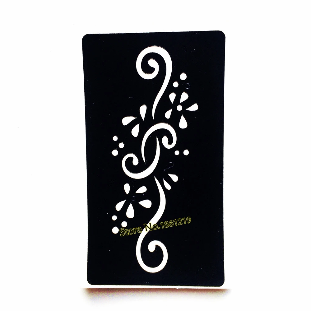 

Sexy Lace Vines Henna Tattoo Stencils Hollow Out Waterproof Tattoo Template Women Makeup Body Art Tatoo Stencil Airbrush Paint