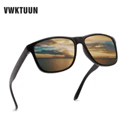 VWKTUUN классические солнцезащитные очки Для мужчин Для женщин для вождения квадратная рамка солнцезащитные очки мужское зеркало очки UV400