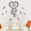 Dream Catcher Feathers Wall Stickers For Living Room Office Bedroom Decoration Indian Style Mural Art Diy Wall Decal Home Decor ► Photo 3/6