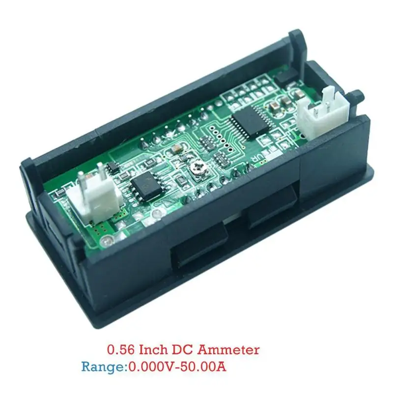Мини цифровой вольтметр 0,56 дюймов светодиодный дисплей 4 бита Амперметр Панель Amp измеритель тока тестер детектор для автомобиля дома