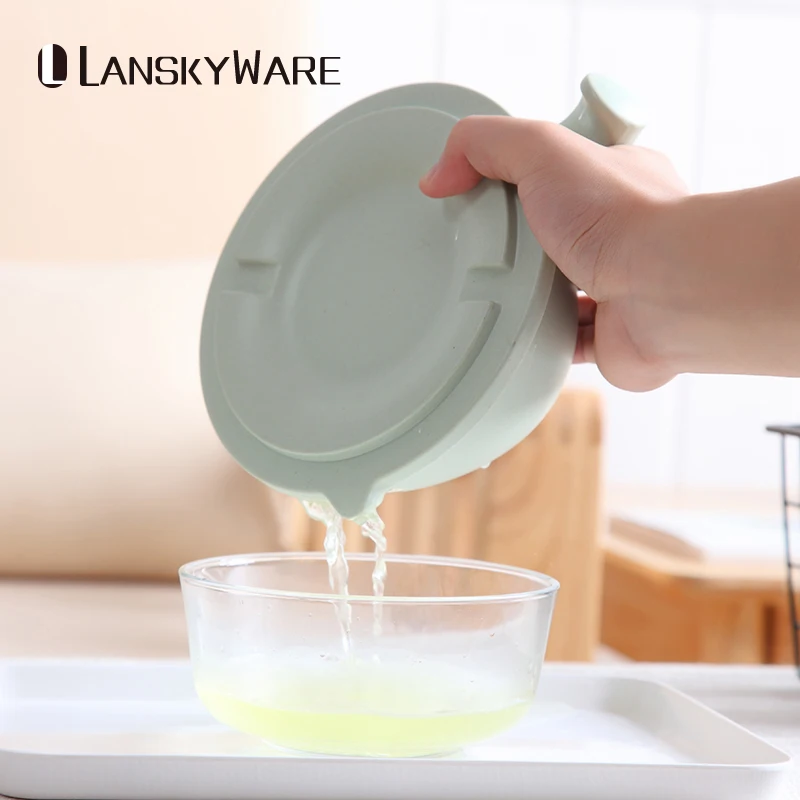 Японская бамбуковая миска для лапши с крышкой палочки еды кухонная контейнерный