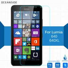 2Pcs untuk Nokia Microsoft Lumia 640 XL Pelindung Layar Anti Gores 0.26 Mm Cover Film Di 640XL 3G dual Sim(China)
