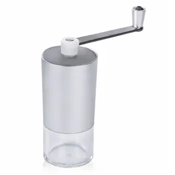 

Small & Portable Manual Coffee Bean Grinder Mill Brush and Spoon Kitchen Grinding Tool