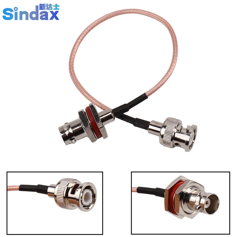 Sindax mini BNC штекер мини гнездовая гайка для детской головки 20 см Прямая поставка|bnc