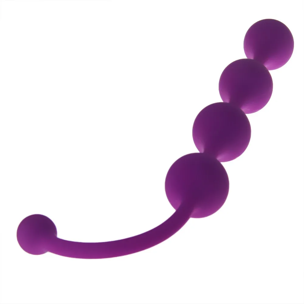 hh069e Anal Fantasy Grip Silicone Anal Beads   (1)