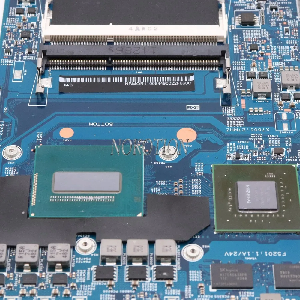 NOKOTION NBMQR11008 NB. MQR11.008 448.02G07.001M материнская плата для ноутбука acer VN7-791 GTX850M SR1PX I7-4710HQ основной плате полный работы