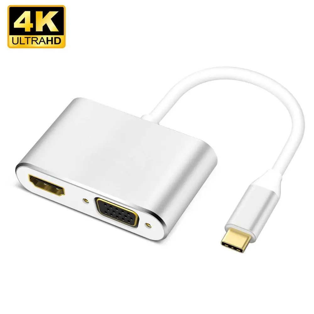 Usb type c адаптер HDMI VGA