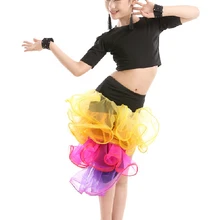 3-17 лет детские длинные Костюмы для латиноамериканских танцев Юбки для женщин и черный Костюмы для латиноамериканских танцев Топы корректирующие Дети костюмы для выступлений Костюмы для бальных танцев Танцы Обувь для девочек Salsa/ танго Платья для женщин