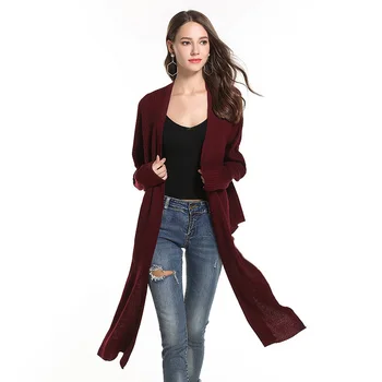 

Batwing Knitted Shrug Sweater Women Casual Autumn Jumper Outerwear Oversize Shawl Irregular Hem Cardigan Sweaters