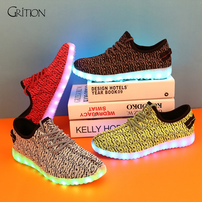 2016 Colorful Shining LED Shoes Luminous Glowing Fashion Shoes Hot Sale Men Casual Shoes