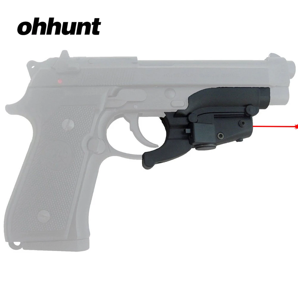 

ohhunt 5mw Red Laser Sight Scope Tactical Hunting Red Dot Sight For M92 Beretta Model 92 96 M9 GZ200020