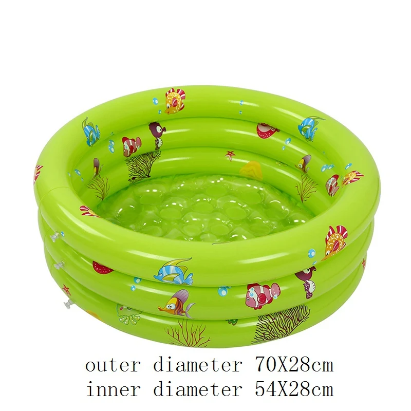 Надувные детские ванны для купания, летние детские игрушки для купания, детская утолщенная ванна, портативное ведро для плавания, бассейн ming - Цвет: 70X28cm