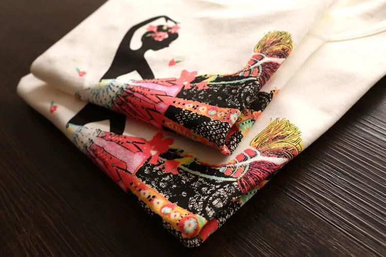 Новая одинаковая одежда для семьи мамы и дочери одежда для семьи модная летняя футболка с коротким рукавом с павлиньим цветком и танцующей девочкой
