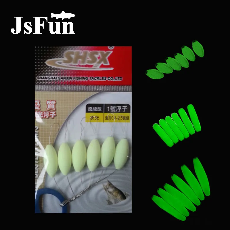 

10packs Luminous Fishing Float 3 Models Glowing Seven-star Lighted Bobber Night Buoy Fishing Tackle Accessories FF50