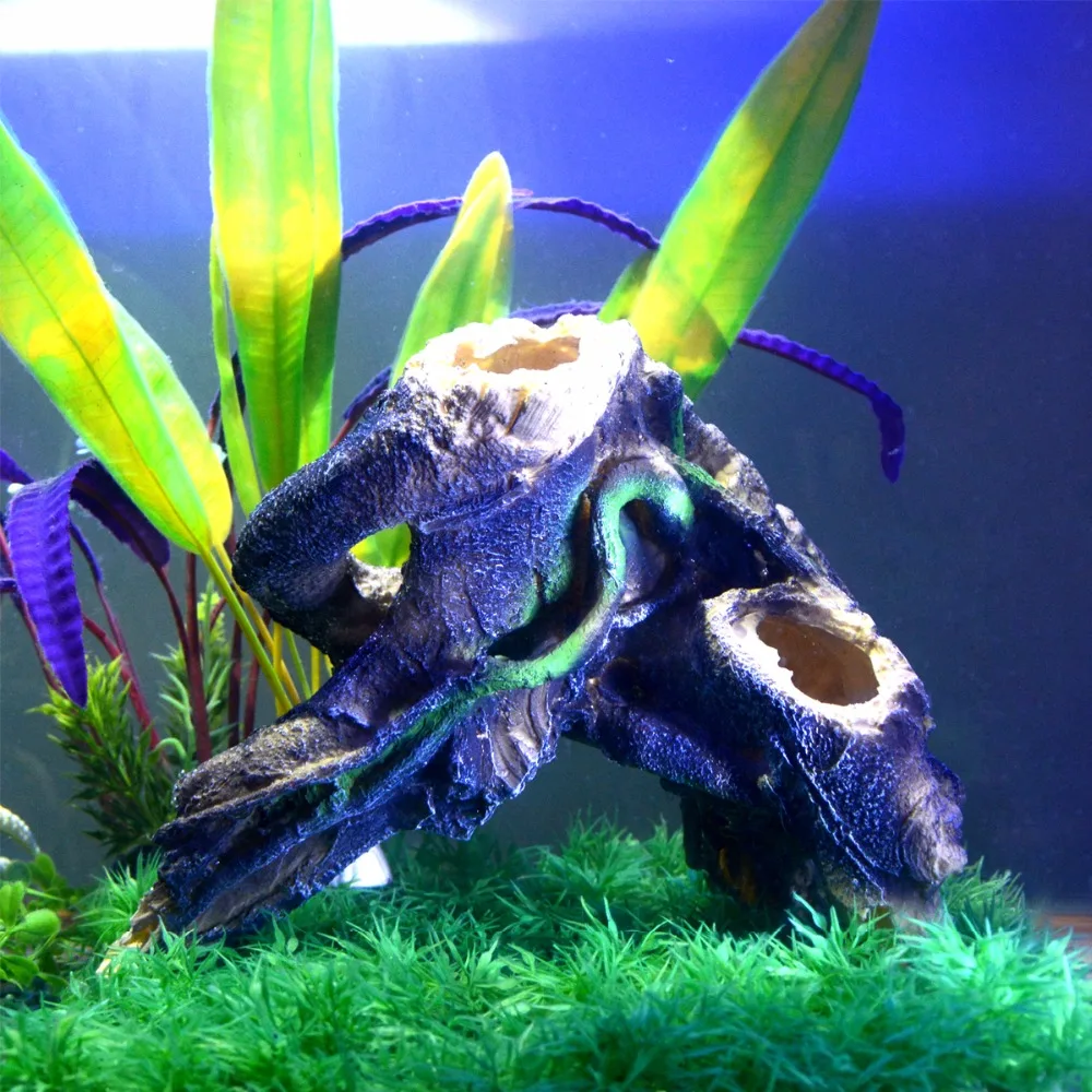 8" Resin Tree Root Aquarium Fish Tank Decoration Acuario Stylish