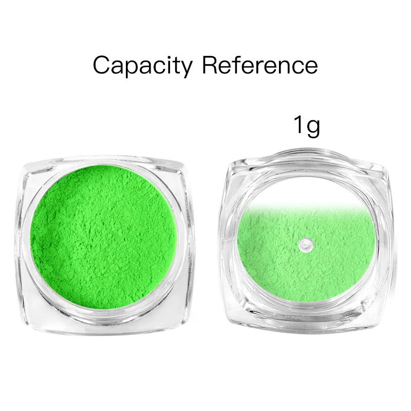 MEET через 1 г неоновый Флуоресцентный порошок эффект ногтей Блеск порошок градиент блеск Лето Блестящий пыль DIY Декор Маникюр