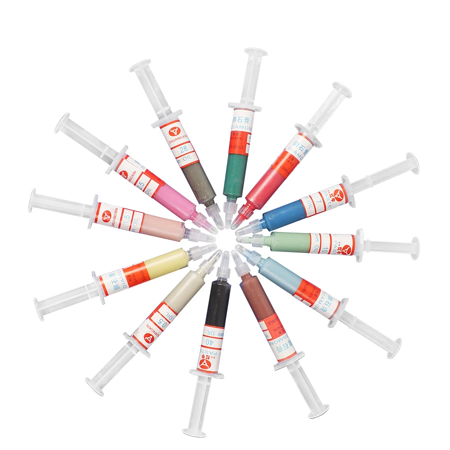 

Diamond Polishing Lapping Pastes Compound Set Syringes 0.5- 50 For Grinding Abrasive Tools Power Tool
