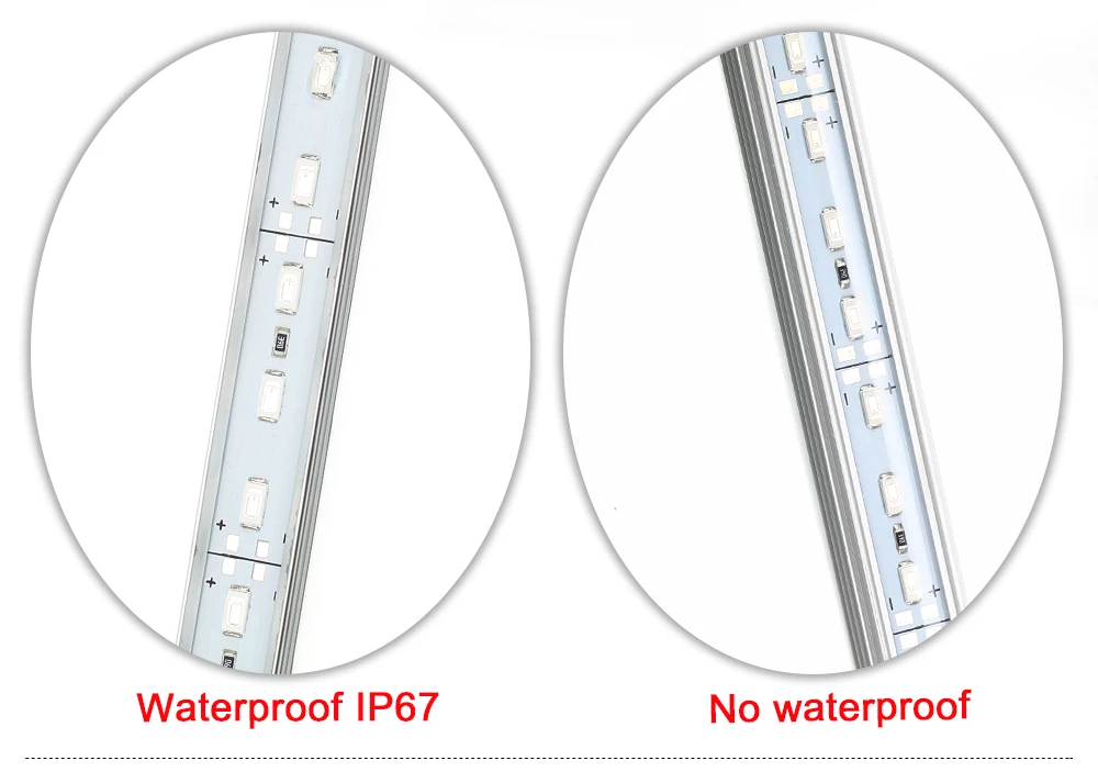Светодиодный свет аквариума 50 см DC12V светодиодный растет бар свет с адаптером для аквариума парниковых Растениеводство