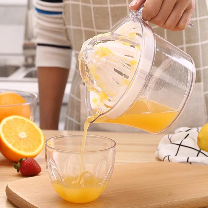 New orange Juicer machine With Lid Hand Juice Bottle Press Cup Lemon Squeezer Citrus maker Egg