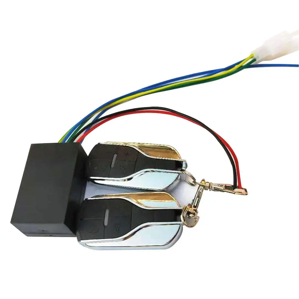 Excellent Intelligent 36V 48V 60V 72V electric bicycle alarm ebike lock with switch for electric bike motorcycles tricycle e bike 1