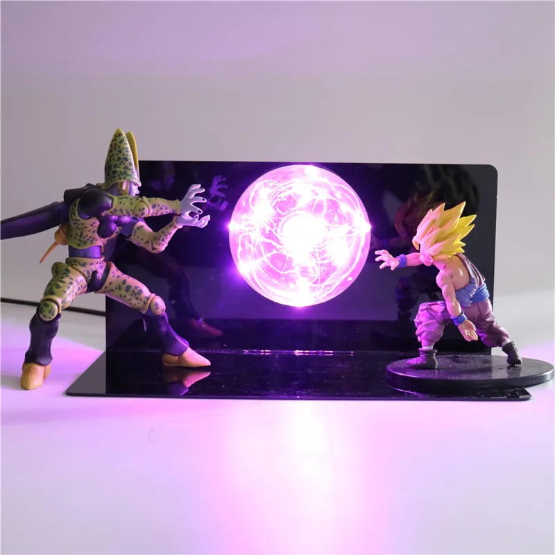 Фигурки супер Z Goku DIY светодиодный креативный ночник игрушки для спальни для мальчиков подарки лампа аниме модель огни Жемчуг дракона свет