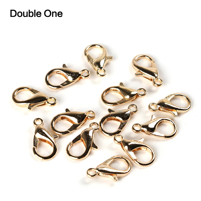 Jewelry Findings 200 Pcs Lobster Clasp 10 12 14mm Lobster Claw Clasps