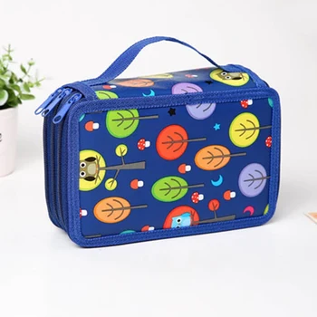 

36/48/72 Hole Pencil Case Owl Kalem Kutusu Cartoon Estuche Escolar Kawai Material Escolar Papelaria Astuccio Scuola Pen Case