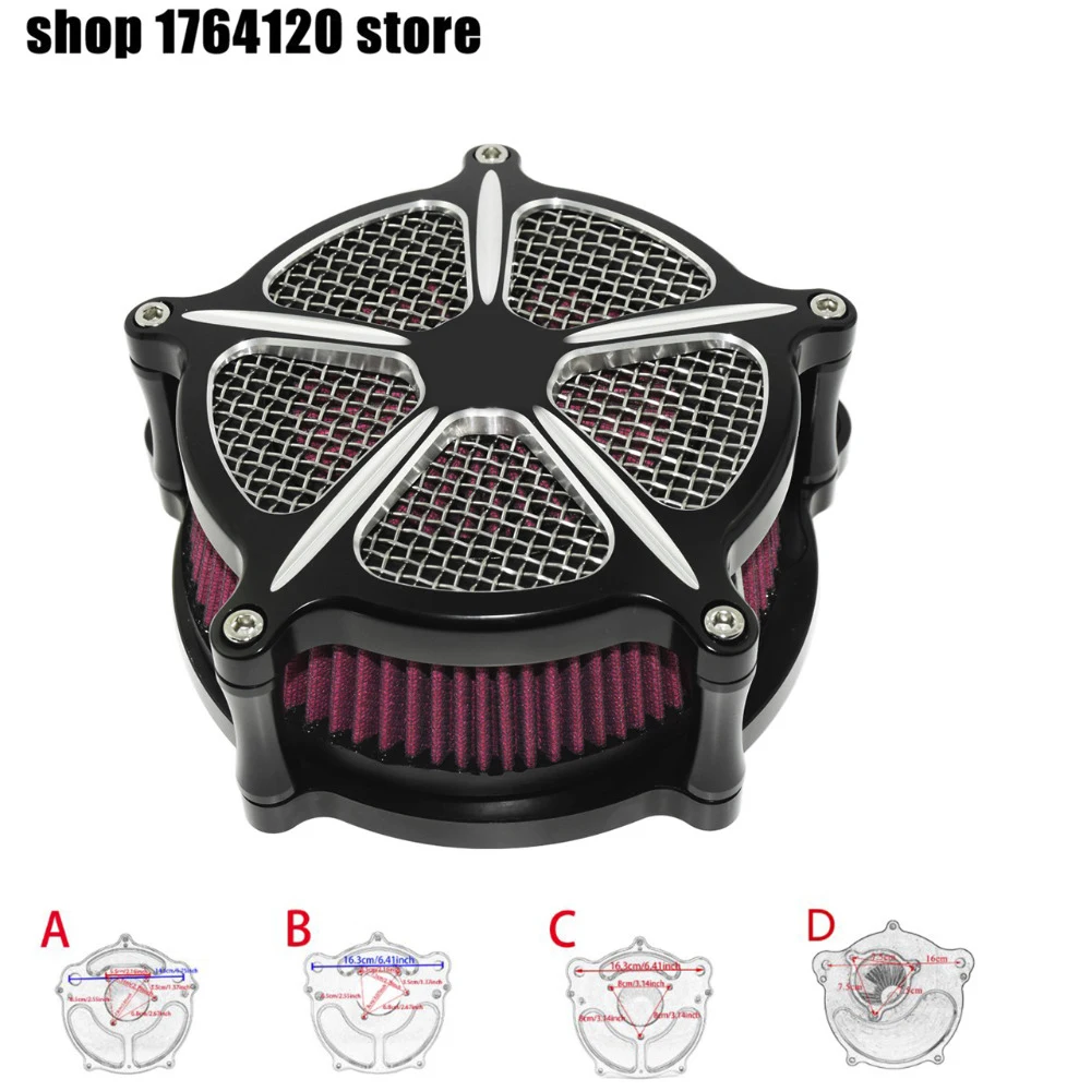 Motorcycle Air Cleaner Intake Filter air Filter for Harley Sportster