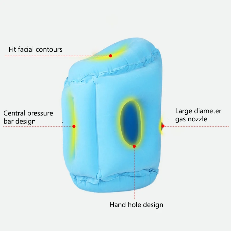 Складывающаяся дорожная подушка воздушная надувная мягкая подушка для путешествий портативные инновационные продукты для поезда офисные мягкие спальные подушки