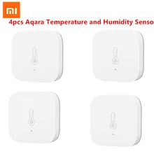 Xiaomi Mijia aqara Температура влажность автоматический сигнал тревоги Датчик температуры и влажности Сенсор Защита окружающей среды Air Давление Mijia умный дом Zigbee Беспроводной Управление