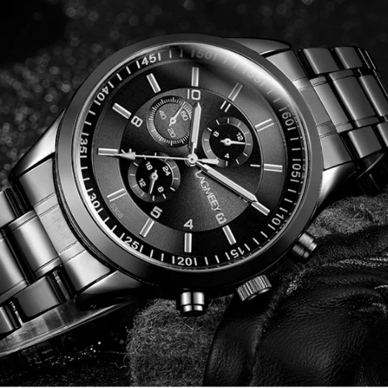 Beste Heren Horloge Luxe Rvs Sport Horloges Mannen Horloge Mannen Horloge Klok relogio masculino erkek kol saati montre homme