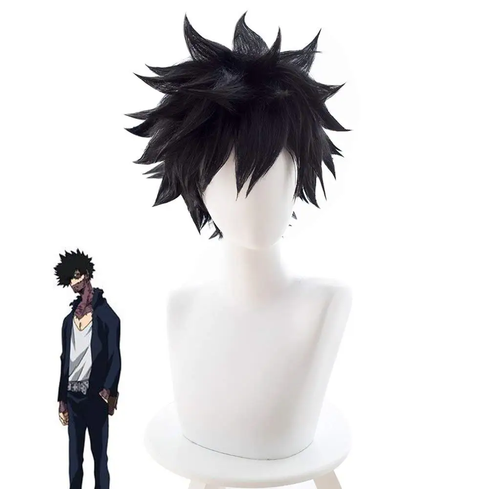 

My Hero Academia Dabi Cosplay Hair Black Short Headwear