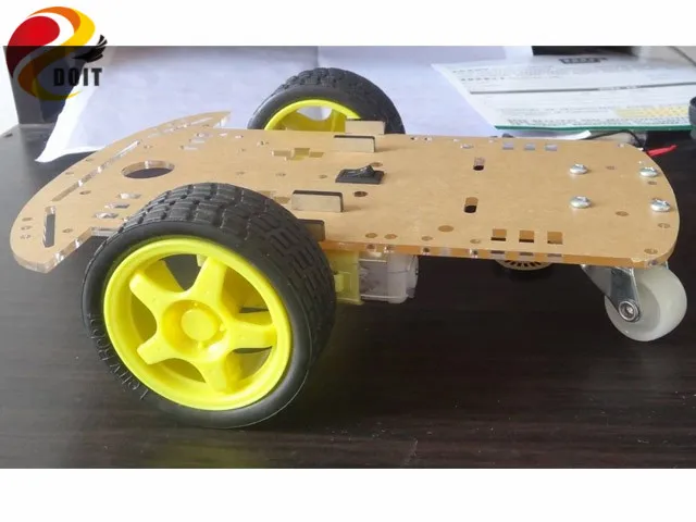 Arduino умный автомобиль робот шасси с кодером скорости DIY RC игрушка дистанционное управление Atmega Uno R3 Raspberry Pi