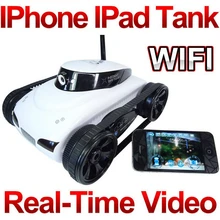 Rover App-Controlled Wireless 4Ch i-Spy RC Tank With Camera for Phone Pod Touch and Pad/RC Toy Car world of tanks