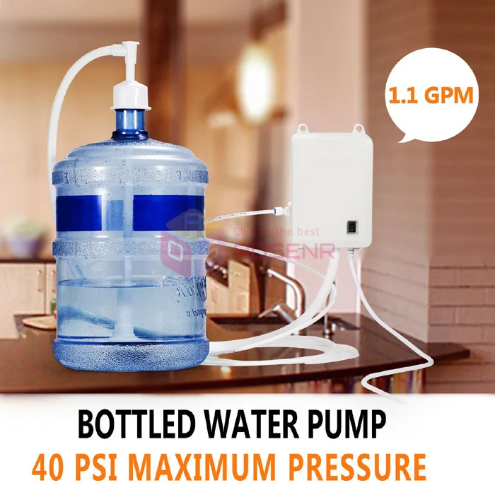 

110V/220V Bottled Water Dispensing Pump System Water Dispenser Diaphragm Pump For Coffee Maker Ice Maker 40PSI 3.8L/Min Pressure