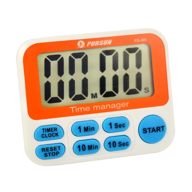 timer countdown up 10 min 10 sec fast setting digital lcd 12 hours