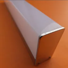 Стоимость Горячая серия 6063 закаленный алюминиевый профиль с крышкой для Светодиодный светильник с крышкой объектива/Светодиодная лента в алюминиевом канале