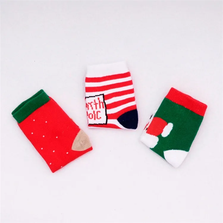 Носки для малышей милые хлопковые носки для новорожденных детские рождественские носки с рисунками из мультфильмов Рождественский подарок носки для девочек и мальчиков