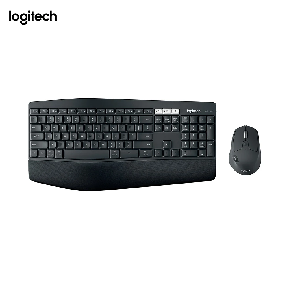 

Logitech MK850 Espanol Estandar, Inalambrico, RF Wireless + Bluetooth, QWERTY, Negro, Raton incluido